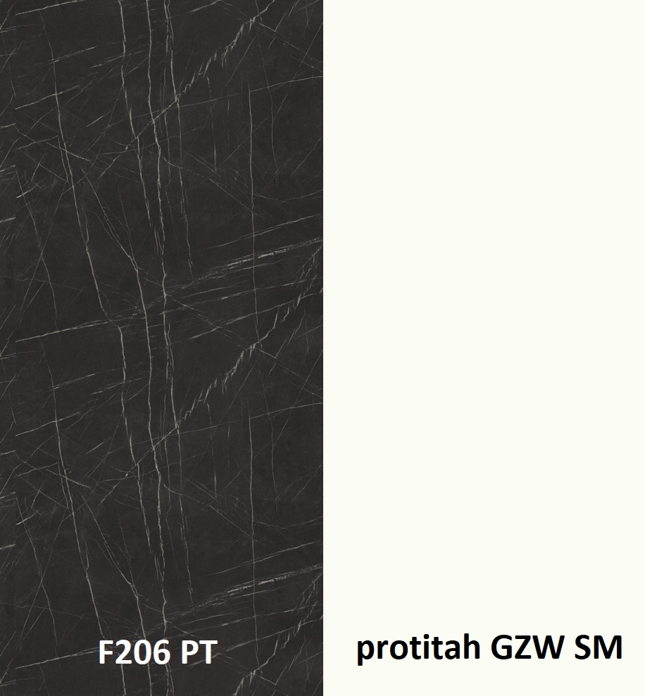 Zástěna pietra grigia černá F206 PT/protitah 4100 x 640 x 9,2mm