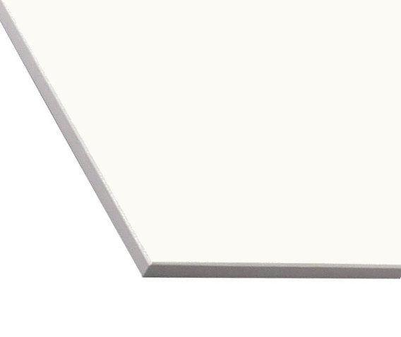 Kompaktní deska interierová bílá křídová U11102 VV, bílé jádro CGS 2800 x 2070 x 10mm